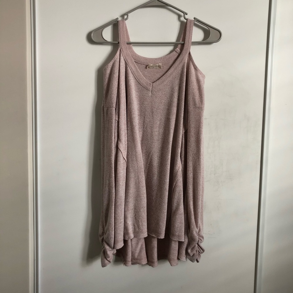 Altar’d State Sweater with Shoulder Cut Outs